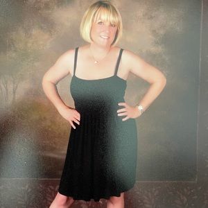 Black Pleated Calvin Klein Dress